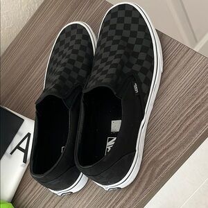 Vans Men's Black Slip-On Shoes